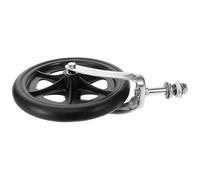 Toyvian Ruota Anteriore con Cuscinetti in Metallo e Plastica Sterzata Regolare e Affidabile Diametro 20cm per Carrozzina Disabili per Uso Quotidiano