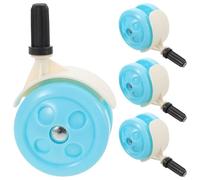 Toyvian Ruote di Ricambio Design Silenzioso e Rotazione 4 Pezzi per Girello in Plastica per Resistenti per Uso Notturno e Interno