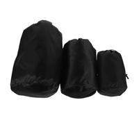 Toyvian Sacche di Compressione Impermeabili da Viaggio 3 Pezzi per Piumini e Sacchi a Pelo, Organizer Antipolvere Resistenti Coulisse, Set Salvaspazio per Escursionismo, Campeggio