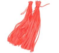 Toyvian Sacchetti di Rete per Patate 70 Cm Rossi Set da 100 Pezzi Riutilizzabili in Nylon Traspirante per Frutta Verdura Conservazione Alimentare Resistente allo Strappo per Spesa