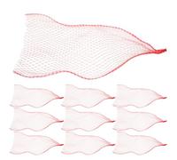 Toyvian Sacchetti Riutilizzabili per Verdure e Frutta in Nailon Rosso, Borsa Rete Portatile 100 Pezzi, Alternativa Ecologica ai Sacchetti di Plastica per Conservazione e Trasporto