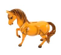 Toyvian Salvadanaio Cavallo in Resina Decorativo Forma di Cavallo Zodiacale Statua da Tavolo per Casa e Ufficio Scultura Artistica per Risparmio e Decorazione