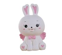 Toyvian Salvadanaio Forma Di Coniglio Per Ragazzo Ragazza Portamonete Vinile Adorabile Per Decorazione Della Casa Contenitore Per Monete Da Scrivania Per Compleanni E Anno