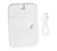 Toyvian Scaldasalviette per Salviettine Umide Bianco Temperatura Regolata in Abs e Lega di Alluminio, Mantiene le Salviettine Morbide per Uso Interno