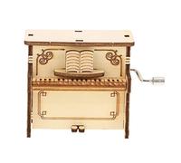 Toyvian Scatola Musicale in Legno per Puzzle 3D Pianoforte da Te Educativo per Sviluppo e 1 Set