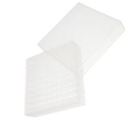 Toyvian Scatola per Congelatore Cryovial da 100 Posti in Plastica Pp Coperchio, Contenitore per Provette 1.5ml 1.8ml 2ml, Resistente per Conservazione Campioni Laboratorio