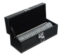 Toyvian Scatola per Conservare Le Monete con 20 Scomparti, Protezione Ermetica e Materiale in Plastica e Eva, Contenitore Portatile per Collezionisti di Monete e Medaglie