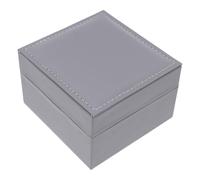 Toyvian Scatola Porta Orologi e Gioielli in Pu Custodia Antiurto per Orologi da Polso e Porta Braccialetti Espositore Elegante per Eventi e Regali