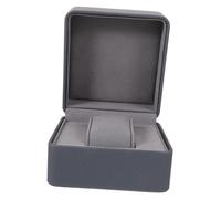 Toyvian Scatola Porta Orologi Uomo e Donna in Pelle Blu con Cuscino Rimovibile Custodia Portaorologi Portatile per Viaggio e Conservazione Gioielli Interno Protettivo Anti-danno