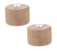 Toyvian Scatola Ricordo per Denti Caduti in Legno 2 Pezzi Contenitore Dentini da Latte per Bambini Regalo Tenero e Funziale per Ragazzi e Ragazze