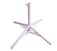 Toyvian Sedile Ombrello Pieghevole Base Ombrello Piega Spiaggia Bianco Portaombrelli Supporto Ombrello Portatile Ancoraggio per ombrellone Stand Ombrello Pieghevole Bianca