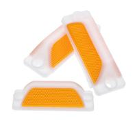 Toyvian Segnali Stradali Catarifrangenti Rettangolari in Plastica Policarbonato 3 Pezzi Accessori per Installazione Facile su Strade e Autostrade