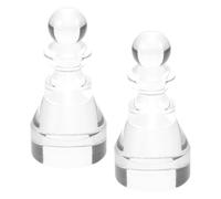 Toyvian Segnapunti per Roulette in Acrilico Trasparente Piccolo, Indicatore di Vincita Resistente per Tavolo da Gioco, Set da 2 Marcatori Chiari per Roulette per Feste e Giochi Sociali
