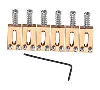 Toyvian Selle Per Ponti Per Chitarra Elettrica - Spaziatura Tra Le Selle 10 5 Mm - Confezione Da 6 Pezzi Di Ricambio