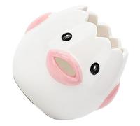 Toyvian Separatore per Uova in Ceramica Rosa, Strumento per Separare Tuorlo e Albume, Design Ovale, Pratico e Risparmia in Cucina o Hotel