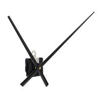 Toyvian Set 1 Pezzo Movimento Orologio al Quarzo Silenzioso ad Alta Coppia Lancette Metalliche Nere Ricambio per Orologi da Parete Fai da Te Accessorio per Orologi da Camera Ufficio e