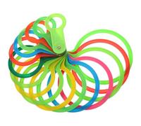 Toyvian Set 17 Anelli di Misurazione in Plastica per Frutta da 30-110mm, Strumento per Misurare Diametro di Mele, Arance e Agrumi, Utensile per Classificazione in Aziende Agricole e