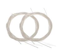 Toyvian Set 2 Paia Corde per Chitarra Classica in Nailon Bianco Suono Limpido e Ricco, Affidabili, Custodia Perle per Professionisti e Principianti