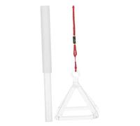 Toyvian Set 2 Pezzi Di Piramidi Cantanti in Quarzo Supporto Per Meditazione e Decorazione Da Tavolo, Suono Terapeutico Per Rilassamento e Armonizzazione Dello Spazio Sacro, Bacchetta Per Percussione