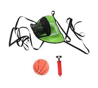 Toyvian Set 3 Trampolini, Da Basket, Mini Palline E Pompa, Rete Da Basket Per Giardino Sul Retro
