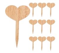 Toyvian Set 30 Etichette per Piante in Legno Resistenti Cartelli da Giardinaggio Pratici per Fiori e Succulente Marcatori Lisci per Aree Verdi Progetti Creativi e Decorazioni Casa