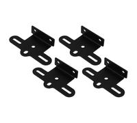 Toyvian Set 4 Clip Staffa Catarifrangente Posteriore in Lega di Alluminio per Portapacchi Mountain Bike Supporto Riflettore Bici Resistente alle Intemperie Facile Montaggio Senza