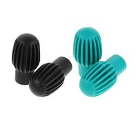 Toyvian Set 4 Copri-Silenzio per Bacchette in Silicone per Batteria Smorzatori Sonori Protettivi per Punte Accessori per Esercitarsi Silenziosamente a Casa e in Viaggio