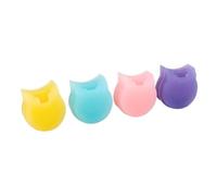 Toyvian Set 4 Pezzi Cuscinetti in Silicone Nero Colore per Clarinetto Dita Cuscino Confortevole per Pollice