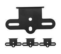 Toyvian Set 4 Pezzi Staffa Catarifrangente Posteriore in Lega di Alluminio Clip a l per Portapacchi Bicicletta Mountain Bike Supporto Riflettore Posteriore Leggero e Resistente per Guida