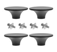 Toyvian Set 4 Pomelli Maniglia per Coperchio Pentola Impugnature Resistenti al Calore per Pentole Wok e Coperchi a Vapore Design Classico Isolante e Facile da Installare