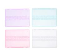 Toyvian Set 4 Scatole Portautensili per Manicure Custodie per Attrezzi per Nail Art in Colori Assortiti Organizzatori per Saloni di Bellezza per Uso Professionale e Domestico