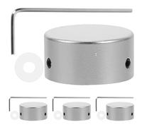 Toyvian Set 4 Tappi in Metallo Per Pedale Effetto Chitarra, Cappucci Protettivi Per Unghie Piede, Interruttore a Pedale Chiave e Anello in Gomma, Accessori Compatibili Per Pedali Effetto Chitarra