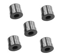 Toyvian Set 5 Pezzi Coperture Terminali del Trombone in Gomma Nera Design Slip-on, Facile Installazione, Accessori Trombone per Protezione e Supporto Pratico