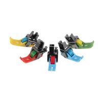 Toyvian Set 5 Piedini Premistoffa a Rullo in Materiale Antiaderente Resistente, Piedino Orlatore Stretto per Macchine da Cucire Domestiche e Industriali, Cuscinetto Rotante per