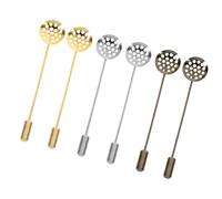 Toyvian Set 6 Spille di Sicurezza a Bastoncino per Artigianato e Cappelli, Accessori da Bavero Uomo, Metallo Lucido Multicolore, per Feste, Matrimoni e Uso Quotidiano