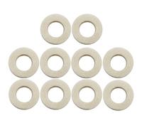 Toyvian Set Da 10 Pezzi Di Rondelle in Feltro Per Tromba Bianco, Cuscino e Tampone Leggero Per Chiavi, Accessori Strumenti Musicali Per Protezione e Sostituzione