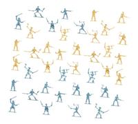 Toyvian Set Da 100 Figure Di Soldati Pirati Miniatura, Modellini Di Piccoli Soldati Per Decorazioni Fai Da Te, Accessori Pirata Per Ragazzo Ragazza, Per Progetti Scolastici e Mini Ambienti