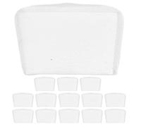 Toyvian Set da 14 Punte Protettive in Plastica Trasparente per Pinze per Vetro, Copripunta di Ricambio Antiscivolo per Pinze da Vetrate Colorate e Portachiavi, Accessori per