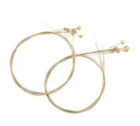 Toyvian Set da 2 Kit di Sostituzione Corde in Metallo per Arpa Lira a 7 Corde, Accessori di Ricambio per Strumenti Musicali, per Riparazione e Manutenzione Dell’arpa Lira