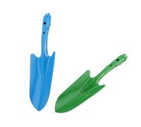Toyvian Set da 2 Pale da Giardinaggio in Ferro Resistenti, Palette Compatte Leggere per Piantare e Scavare Terreno Domestico, Utensili Pratici per Giardinaggio Familiare e Colore Casuale
