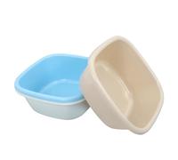 Toyvian Set da 3 Bacinelle Quadrate in Pp Colore Assortito, Lavabo Piccolo per Lavaggio Mani e Pediluvio, Facile da Pulire e Comodo per Uso Quotidiano