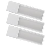 Toyvian Set da 3 Flaconi Airless da 50ml per Crema e Mani, Ricaricabili in As e Pp per Viaggio Pompa senza Aria