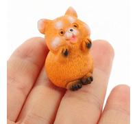 Toyvian Set da 6 Statuette di Animali in Miniatura in Resina Miniature di Animali Realistiche Base Piatta Decorazioni da Tavolo per Collezionisti e Amanti della Natura