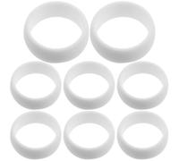 Toyvian Set da 8 Pezzi Anelli Sportivi in Silicone per Dita Flessibili e Resistenti per Allenamento e Attività all'Aperto Anelli Protettivi per Palestra e Nuoto Colore Casuale