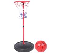 Toyvian Set da Gioco per Piscina con Canestro da Basket Galleggiante Smontabile Palla Gonfiabile e Telaio Stabile per Giochi a Bordo Piscina per Divertimento Estivo Mare e Giardino