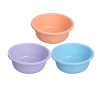 Toyvian Set di 3 bacinelle impilabili per il bagno, bacinella in plastica per immersione di mani e piedi, bacinella multiuso per la pulizia della casa, 30 cm