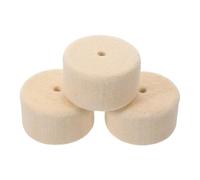 Toyvian Set di 3 Cuscinetti in Feltro di Lana per Pedale Batteria, Teste Battenti per Grancassa, Accessori per Musicisti e Concerti di Percussioni