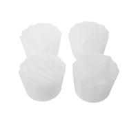 Toyvian Set di 4 Bicchieri in Silicone Design Ergonomico e Divisori a 2-5 Scomparti per Fluid Art e Pittura su Legno, Accessorio per Miscelare Colori Colore Casuale