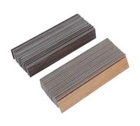 Toyvian Set di 40 mini assi per pavimenti per case delle bambole, strisce per pavimenti in miniatura, strisce per pavimentazione in miniatura per barche, per progetti fai da te, modelli in miniatura