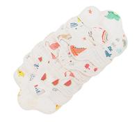 Toyvian Set Di 6 Bavaglini Multiuso Per Neonati in Morbido Cotone Per Bambini Piccoli Che Allattano Mangiano E Sbavano